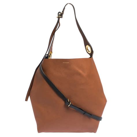 burberry grommet medium leather hobo|Burberry Hobo Bags & Purses for Women .